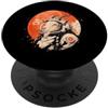 Vintage Goat Aesthetic Japanese Graphic Capra spaziale retrò anni '70 arte minimalista giapponese PopSockets PopGrip Adesivo