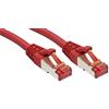 Lindy Cavo di rete S/FTP Cat.6, Rosso 2m
