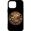 Visit the Shisa Factory Store Custodia per iPhone 16 Pro Max Souvenir retrò di Okinawa Shisa Lion viaggio Isole Ryukyu