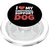 Emotional Support Dog Do Not Pet Gifts Cane di supporto emotivo PopSockets PopGrip per MagSafe
