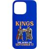 T1Shop Happy Birthday Are Born September Custodia per iPhone 15 Pro Max I re sono nati il 17 settembre Bevitori di birra di buon compleanno