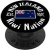 The Kiwi Nation Collection Nuova Zelanda Kiwi Nazione Est. 1907 PopSockets PopGrip Adesivo