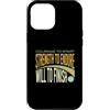 Whyitsme Design Custodia per iPhone 12 Pro Max Half Marathon Runner Coraggio di iniziare, forza di sopportare