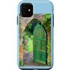 YOUHAVEALIFE Fantasy Cottage Decor Custodia per iPhone 11 Stampa ad arco in pietra Cottagecore, decoro Fantasy Cottage
