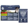 by Amazon Alimento completo per cuccioli di cane, Selezione di carne in gelatina, 1.2kg (12 sacchetti da 100g)