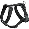 HUNTER pettorina per cane LONDON VARIO RAPID a Y, regolabile in 4 punti, con chiusura di sicurezza, resistente, leggera, facile da pulire, asciugatura rapida, colore: nero, taglia XXS/1