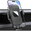 Estralia Porta Cellulare Auto, Presa Aria Supporto Telefono Auto, 360° Regolabile Porta Telefono Automobile, Gancio Super Stabile, Rilascio con un Clic, per iPhone, Samsung, Cellulare da 4.0''-7.0''