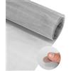 Huifoo Filtro Screen Sheets, rete metallica in acciaio inox 304, 30 x 200 cm, zanzariera in metallo, maglia fine in acciaio inox, griglia per finestre, zanzariera per porte, impedisce topi insetti e serpenti