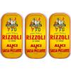 Rizzoli Filetti di Alici In Salsa Rizzoli in Lattina 90g - Confezione da 3