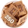 Grocer Planet - 250 Bustine di Zucchero di Canna da 2.6 g | Mezza Dose | Bustine da utilizzo singolo | Made in Italy | Perfette per caffè, tè e latte | Formato ideale per strutture ricettive