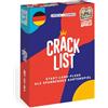 Crack List Città, Paese, Fiume ridisegnato, Gioco di Famiglia e Festa, 2-8 Giocatori, a Partire dai 10 Anni, Tempo di Gioco di 30 Minuti, Divertente Gioco di Carte per casa e in Viaggio