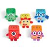 Learning Resources Numberblocks Blocklets 1-5 Set di Peluche Collezione | Riconoscimento dei Numeri e Prime Competenze Matematiche e Conteggio, Personaggi Morbidi Scuola dell'Infanzia e Prescolare