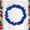 vidaXL Ghirlanda di Palline di Natale LED Blu 186 cm Polistirolo