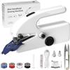 QWORK® Macchina da Cucire Portatile Elettrica con Accessori Completi - Batteria o alimentatore a corrente continua