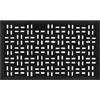 vidaXL Deurmat rechthoekig 45x75 cm rubber