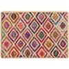 vidaXL Vloerkleed wasbaar 160x230 cm meerkleurig