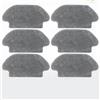Licipe Compatibile con Xiaomi Robot Vacuum S10, S12, T12, B106GL, Mop 2S, XMSTJQR2S, 3C B106CN Parti di ricambio: Spazzola laterale principale, Filtro HEPA, Panno for mop(6PCS Mop Cloth)