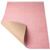 ANRO Tappeto Bagno Tappetino Doccia Antiscivolo Microfibra Rosa 90 x 10 m Asciugatura Rapida Lavabile Morbido al Metro