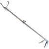 DOITOOL Pinze in Acciaio Inossidabile Antiscivolo per Pesca e Campeggio, Design a Forbice, per Granchi e Anguille, Colore Argento Resistente e Pratico