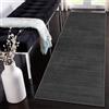 Siunwdiy Tappeto Passatoia per Corridoio Lungo Tinta Unita Nero 70x100cm Tappeto da Cucina Lavabile in Lavatrice, antiscivolo Tappeti Runner per Cucina,Ingresso,Camera da letto,Interni