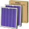 KNKA Filtro per APH4000, Confezione da 2 Filtri contro Fumo & Odori | Rimuove il 99,97% di Pollini, Polvere, Fumo e Odori, Filtro Combinato 2-in-1 con HEPA e Carbone Attivo