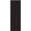 vidaXL Deurmat 60x180 cm zwart