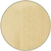vidaXL Vloerkleed rond 60 cm bamboe lichtnaturel