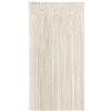 Lapiglo Tenda in cotone tessuto a mano per porta, arazzo in pizzo bohémien, da appendere alla finestra, decorazione per cerimonie nuziali, beige, 100 x 200 cm (95 x 200 cm)