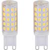 IOEDHW Confezione da 2/10 Lampadine LED a Mais G9, Attacco Bi-Pin G9 da 9W Luce a Mais LED Bianco Caldo 3000K a Risparmio Energetico per Lampadari a Casa, Soggiorno, Camera da Letto