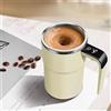 Generic Tazza magnetica automatica auto-mescolante, tazza da caffè auto-miscelante, ricaricabile tramite USB, tazza termica intelligente con schermo LCD, tazza sicura per alimenti, tazza per mescolare e