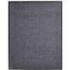 vidaXL Zerbino Grigio 117x220 cm in PVC