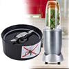 Pilipane Lama di ricambio di ricambio per frullatore Magic Bullet,lame a croce e piatte con guarnizioni in gomma Parti di ricambio adatte per Magic Bullet 250W(Flat), Lama di ricambio di ricambio per fru