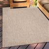 Teppium Tappeto da Esterno Impermeabile 300x400 (280x370 cm) Beige - Tappeto Resistente alle Intemperie e Lavabile in Lavatrice - Tappeto per Campeggio, Giardino, Balcone, Terrazza