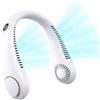 Generic Ventilatore da collo ricaricabile senza pale, silenzioso, ricaricabile, con flusso d'aria di raffreddamento a 360° , per passeggiate, arrampicata, escursionismo