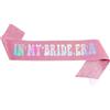 ALLY-MAGIC in My Bride Era Sash, rosa Bride to Be fascia fascia addio al nubilato decorazioni per matrimonio damigella d'onore bomboniere accessori da sposa Y8FSXNJD