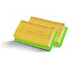 Invest - Filtro pieghevole piatto adatto per Festo Festool CT/CTL/CTM 11/22/33/44/45; Kärcher NT351, NT351/ECO, NT14/1, alternativa a 6.904-110.0, 2 pezzi