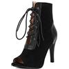 Ceciloroda Moda Danza Scarpe Heeled per donne Heel Height 2.75' / 3.94' / 4.33'
