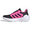Adidas Unisex - Bambini TENSAUR Run 3.0 Shoes Junior, Core Black/Core Black/Lucid Pink, 37 1/3 EU