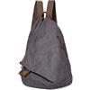 KL928 Zaino vintage in tela - Zaino da viaggio grande casual Zaino da viaggio all'aperto Zaini da trekking Borsa a tracolla per uomo Donna