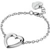 S'Agapõ Bracciale Donna in Acciaio con Simbolo Cuore | Collezione Memories - SMS11