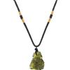 VILLCASE Collana Ciondolo Meteorite Irregolare, Verde e Delicata Elegante | Facile da Indossare, Gioiello Raffinato, Forma Unica e Brillante, per Eventi Speciali e Riunioni Familiari