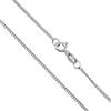 Aka Gioielli® - Collana Donna Uomo in Argento Sterling 925 Rodiato - Catenina Maglia Grumetta 1.3 mm - lunga 60 cm