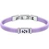 Morellato Bracciale Donna Capsule Collection in Acciaio, Silicone, Cristalli, Collezione SUPERGA