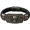 HUFENYU Bracciale Intrecciato Da Motociclista