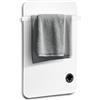 Peviasot Scaldasalviette da bagno, riscaldamento a infrarossi, WiFi, con display, 45 x 70 cm, radiatore da parete a infrarossi, 400 W, con 1 portasciugamani bianco