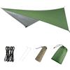 Azarxis Telo Impermeabile per Campeggio, Telo da Picnic Antiusura per Spiaggia e Mare, Tarp Ombreggiante Coperta per Parco e Giardino (#02 Verde, 2,3 x 2,1 m)