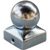 Generico IBFM Copricolonna a Palla a base Quadra 50x50 mm In Ferro Zincato art.391050