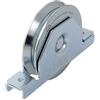 Metalideal Rullo O Ruota Del Cancello, Diametro 60 mm | Supporto Interno, Gola V