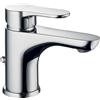 Palazzani Rubinetto Miscelatore Bagno per Lavabo Altezza Medio in Ottone Cromato Italo