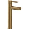 Inbagno Miscelatore Lavabo Alto 30,7 Cm Oro Opaco Acciaio Inox Garda
